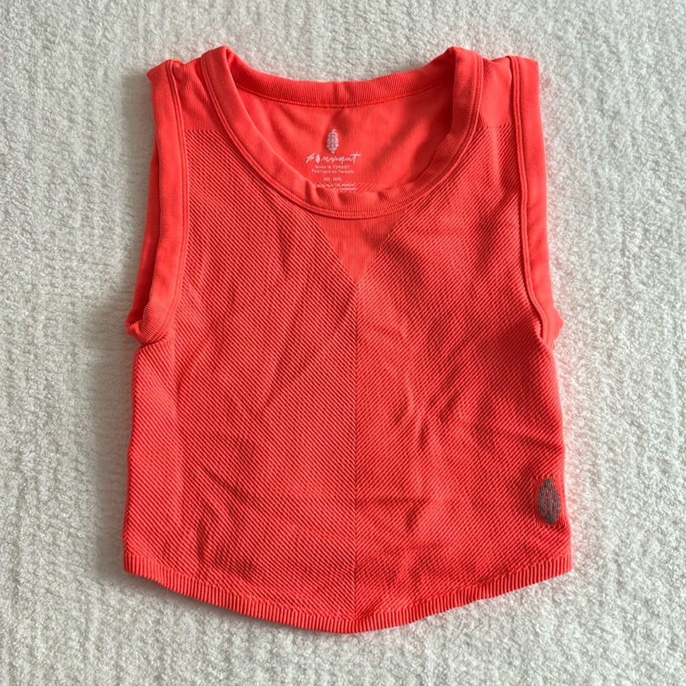 FREE PEOPLE Free Throw Muscle Tank SIZE M/L COLOR Neon Orange